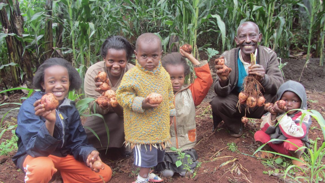 potato farmer in Kenya